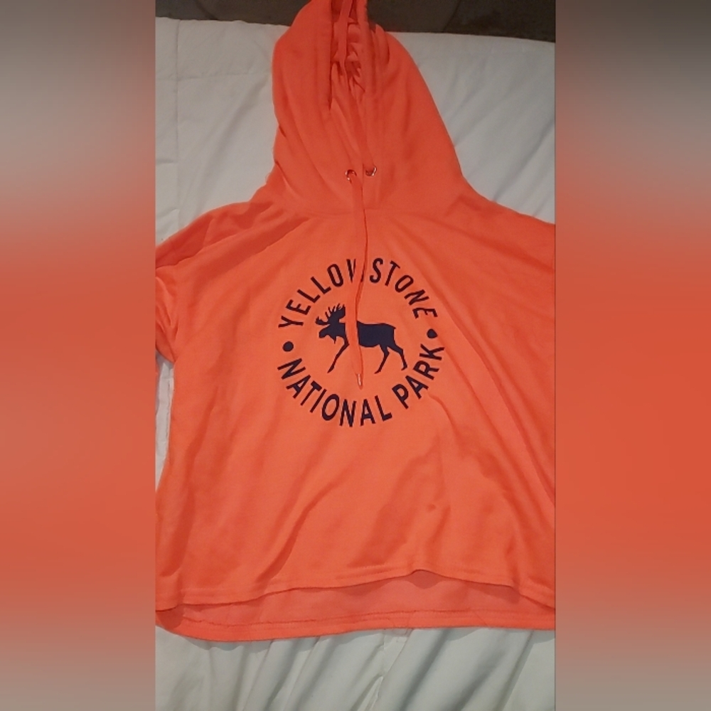 Yellowstone National Park Orange Hoodie